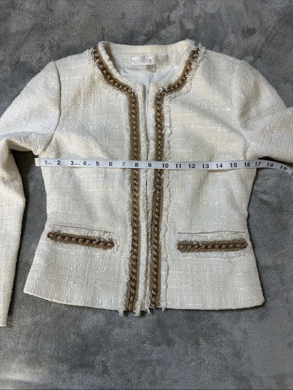 Boston Proper Tweed Jacket - Picture 2 of 10